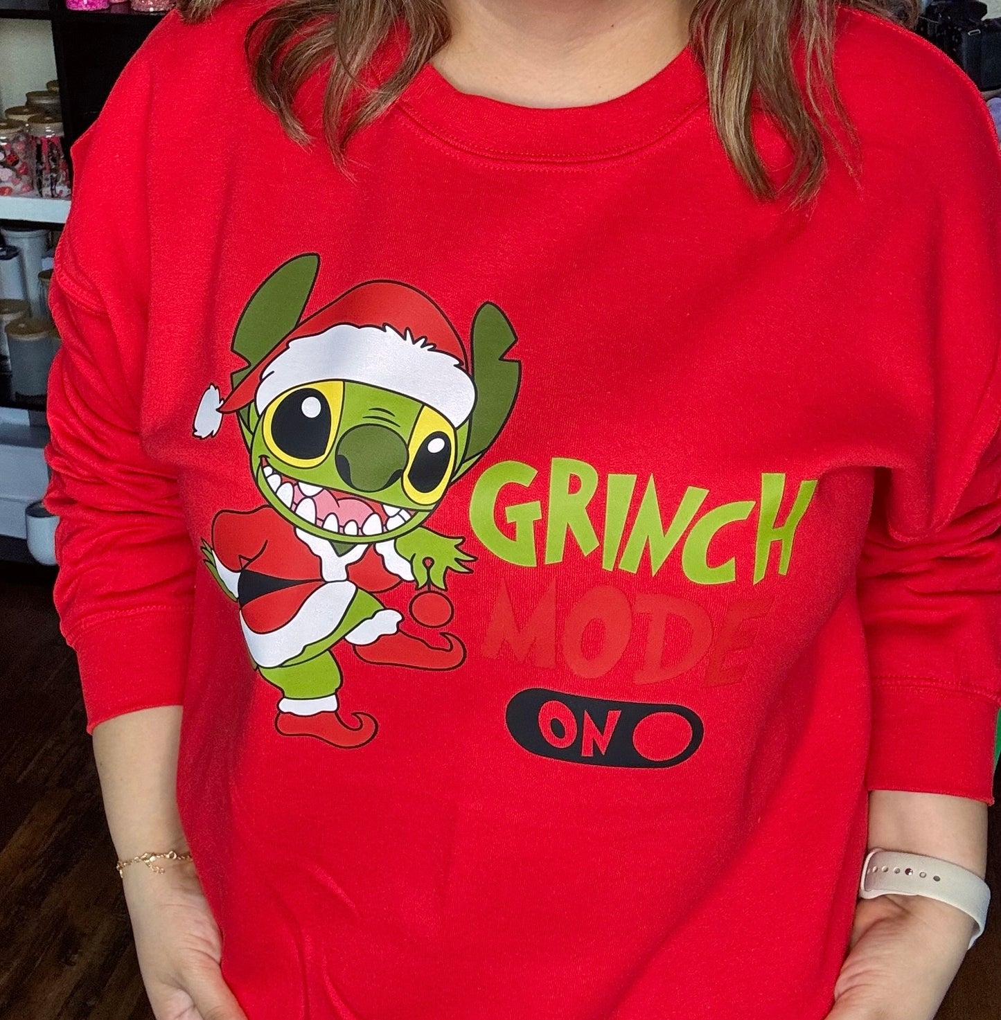 Stitch Grinch Crewnecks