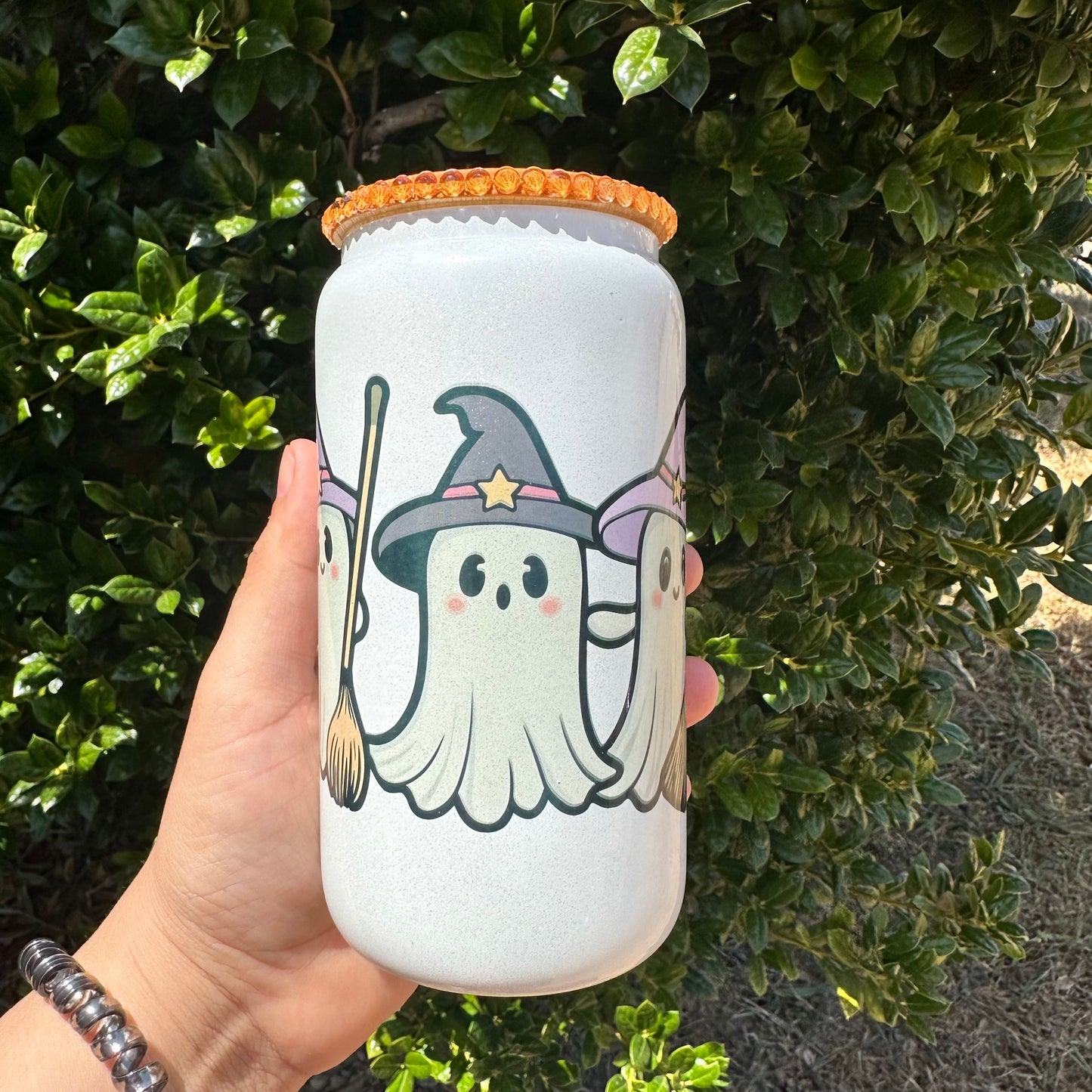 Spooky Glass Cup