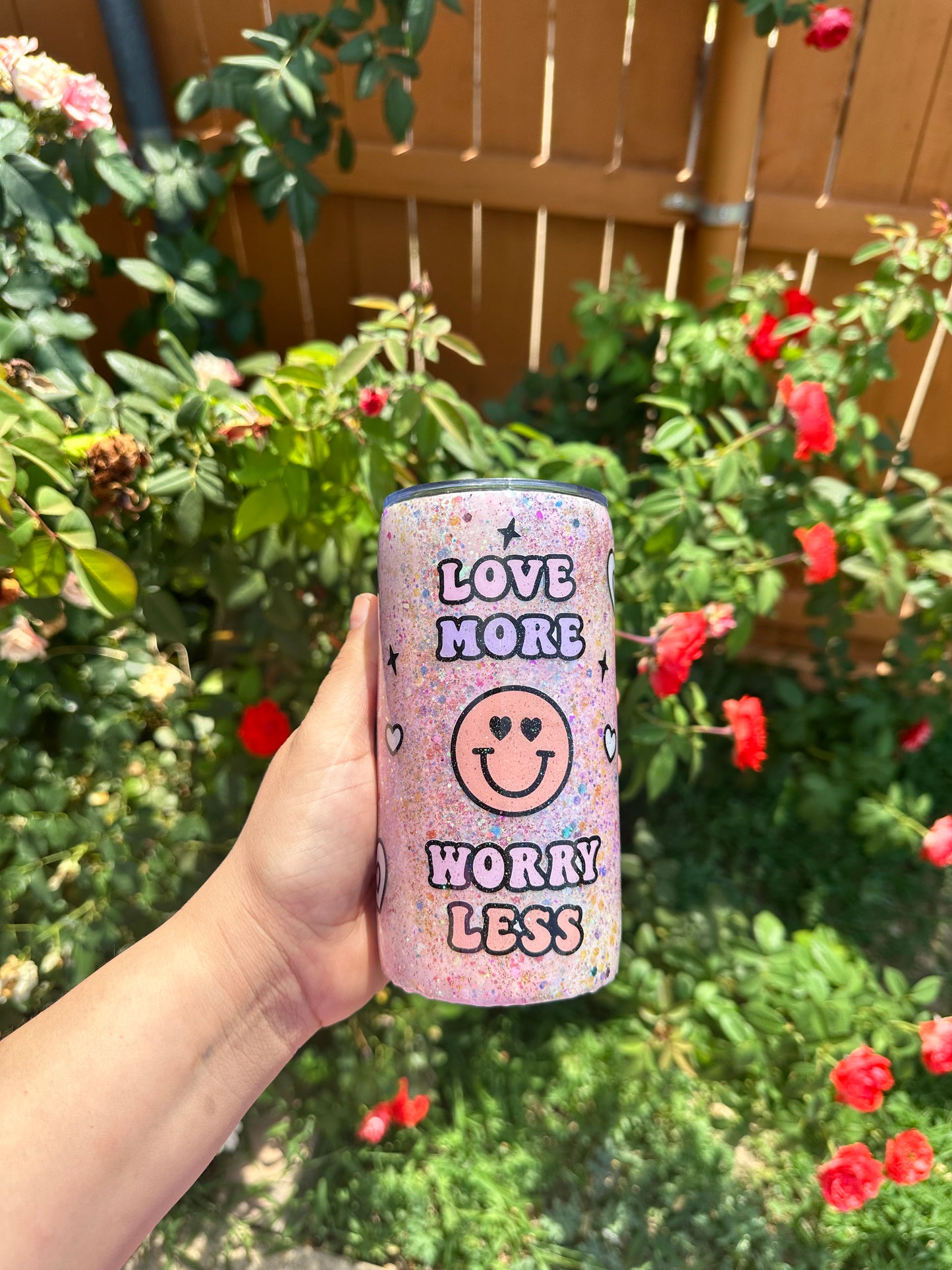 Love more worry less Cup