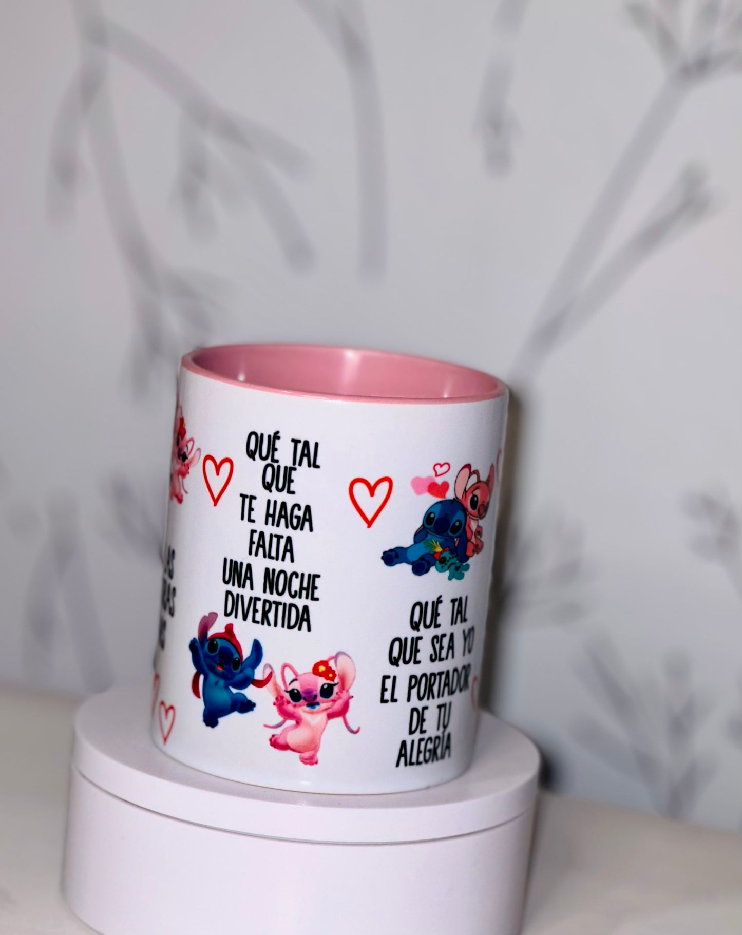 Stitch Valentines Mug